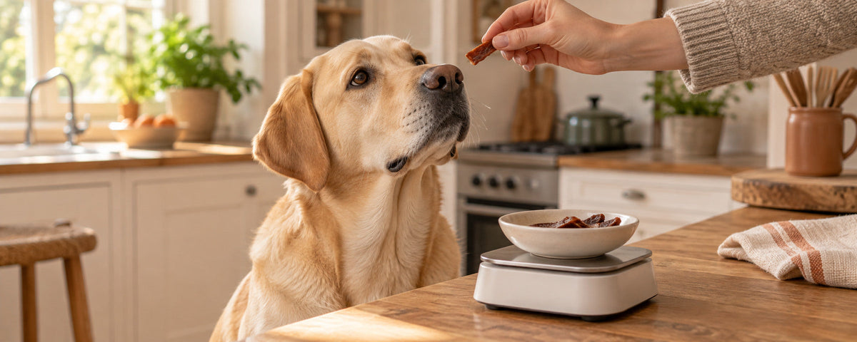 How many treats can a dog have per day? The 10% rule with a calculation table
