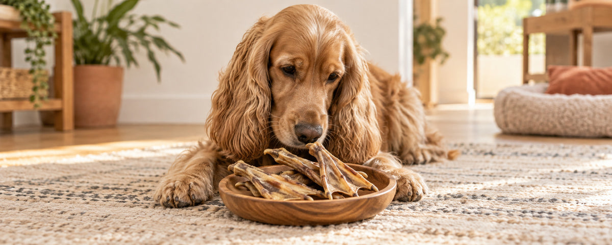 Chicken and duck feet: safe for your dog, bones and all?