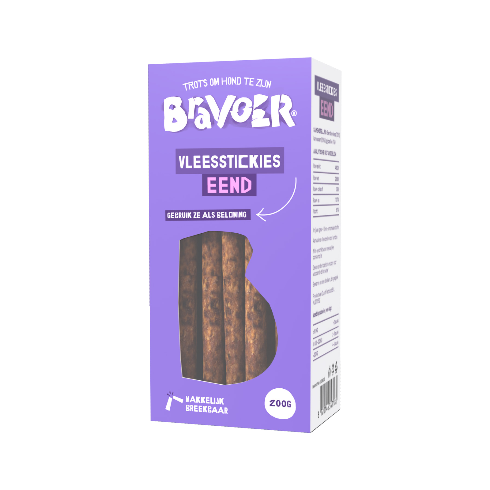 BRAVOER Vleesstickies Eend