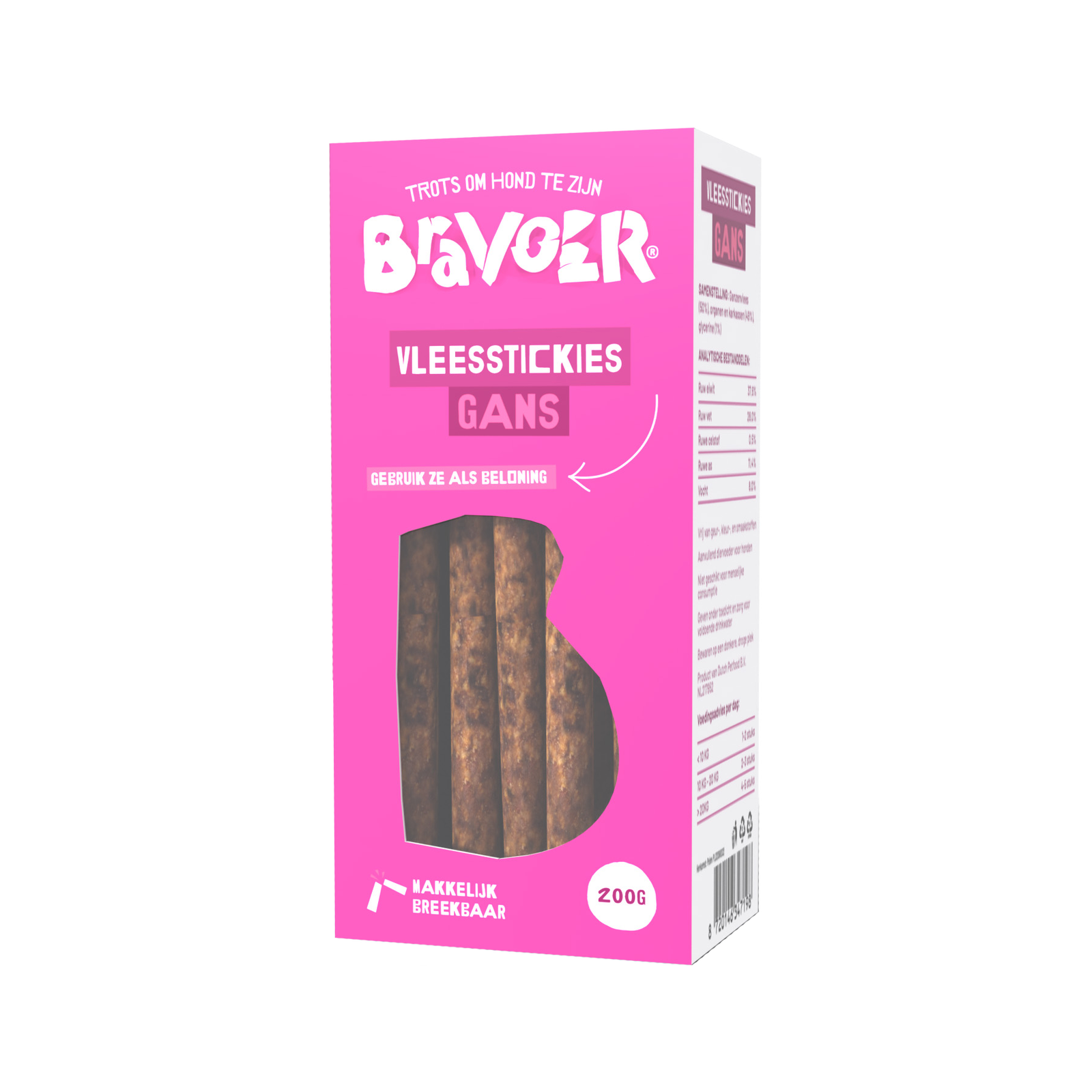 BRAVOER Vleesstickies Gans
