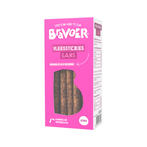 BRAVOER Vleesstickies Gans