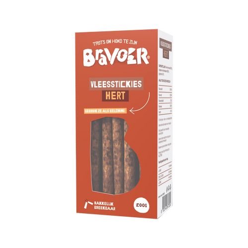 BRAVOER Vleesstickies Hert