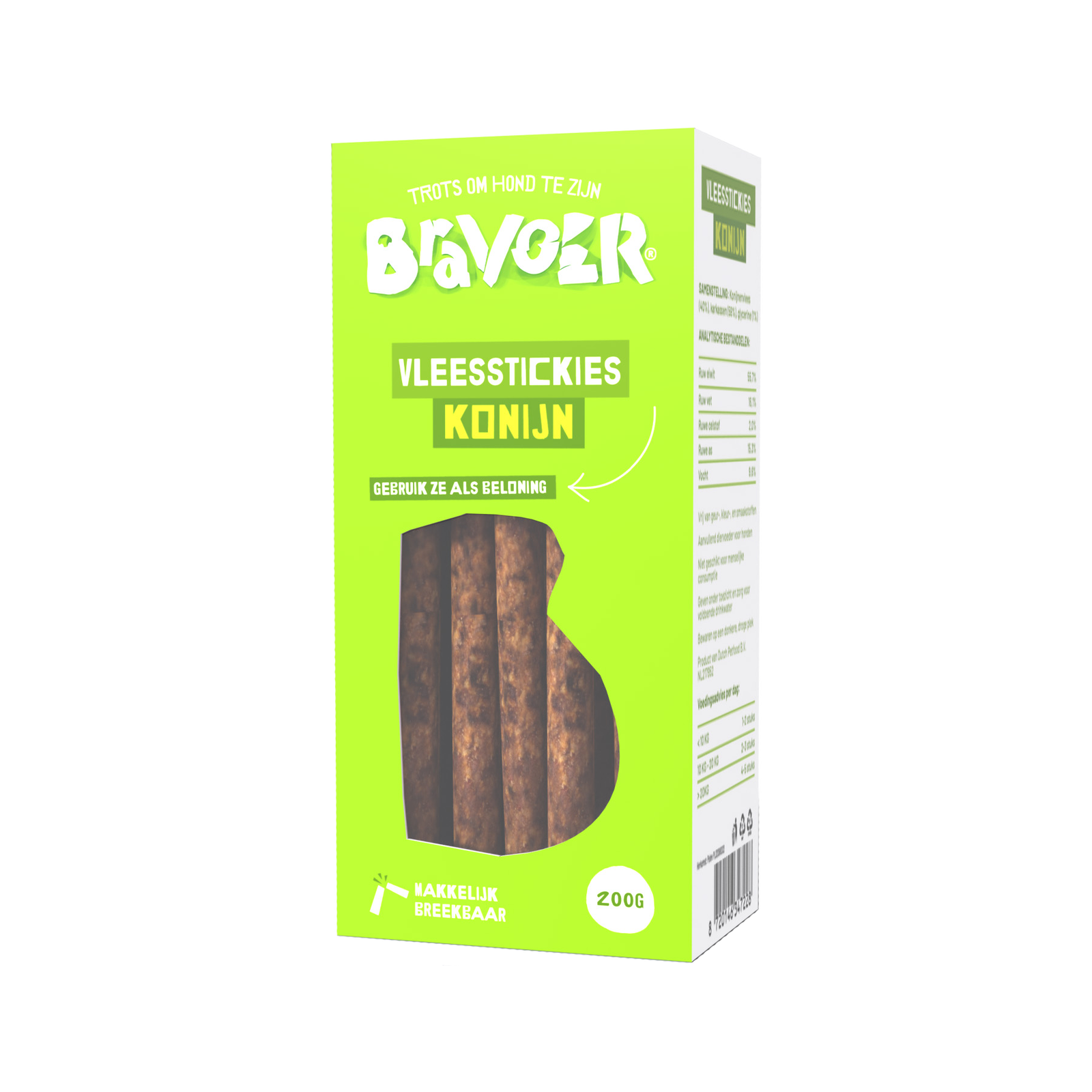 BRAVOER Vleesstickies Konijn