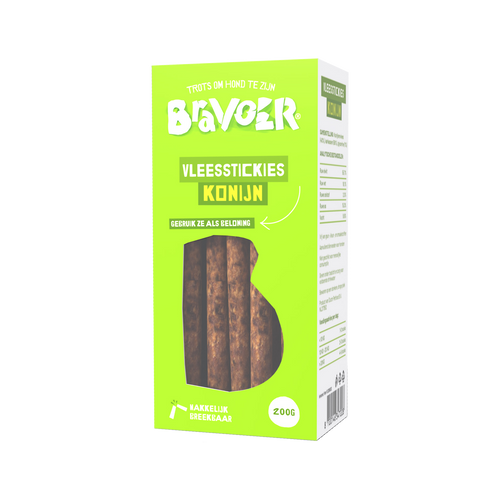 BRAVOER Vleesstickies Konijn