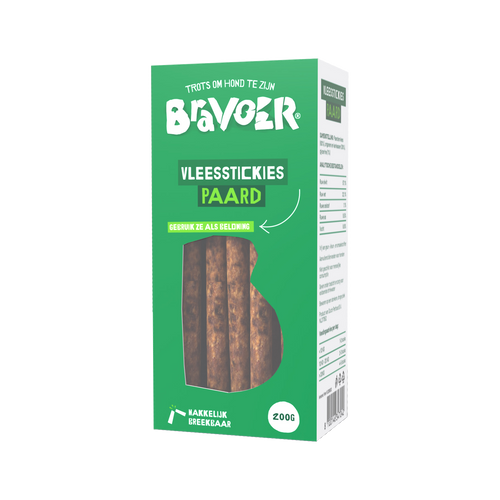 BRAVOER Vleesstickies Paard
