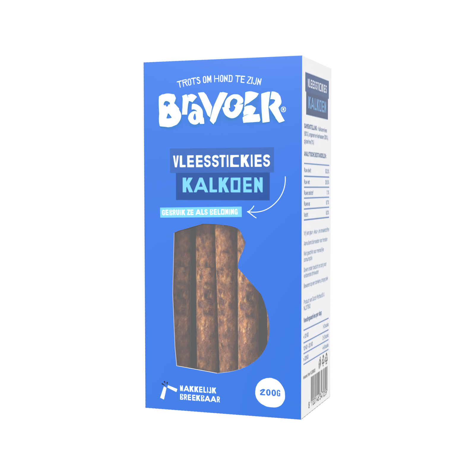 BRAVOER Vleesstickies Kalkoen