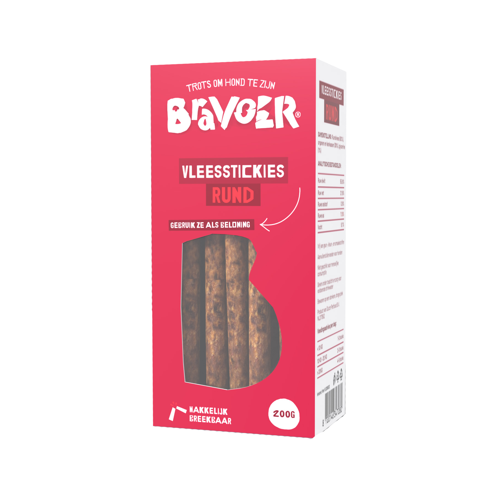 BRAVOER Vleesstickies Rund