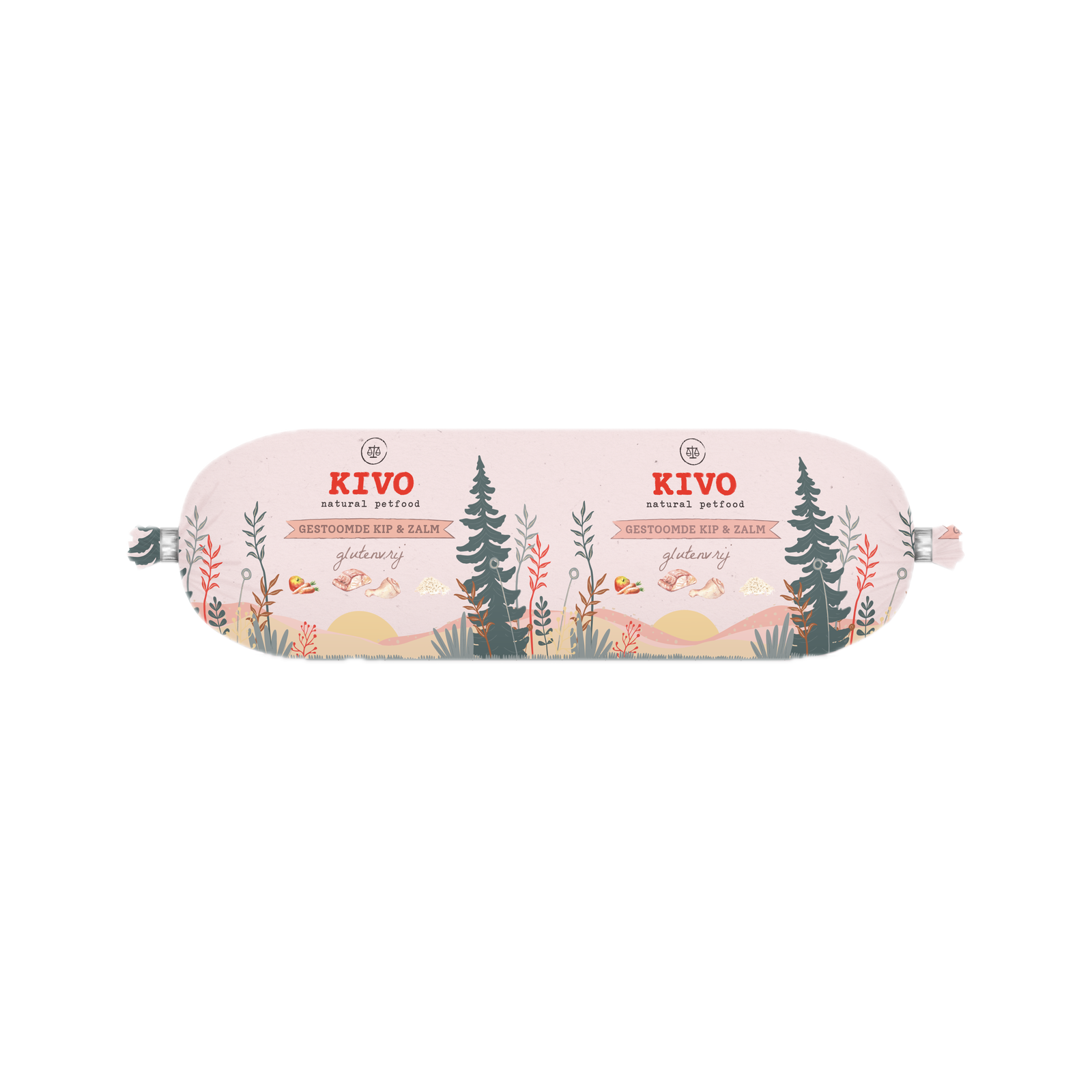 KIVO Gestoomde Kip & Zalm