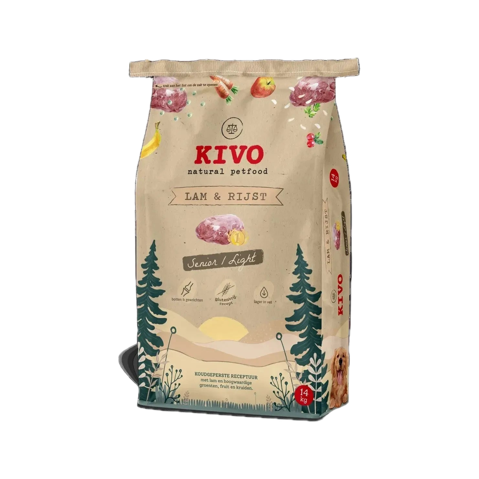 KIVO Lam & Rijst - Senior & Light