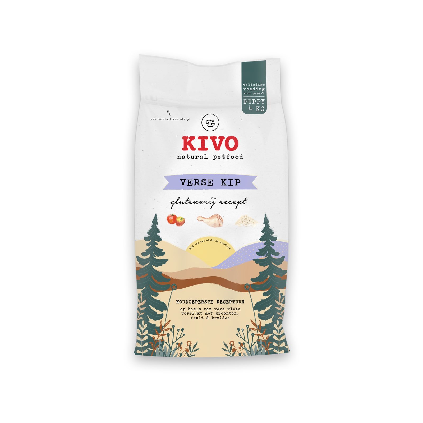 KIVO Verse Kip Puppy - glutenvrij